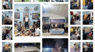Komitmen Zero HP dan Narkoba, Lapas Binjai Lakukan Penggeledahan Mendadak di Blok Hunian